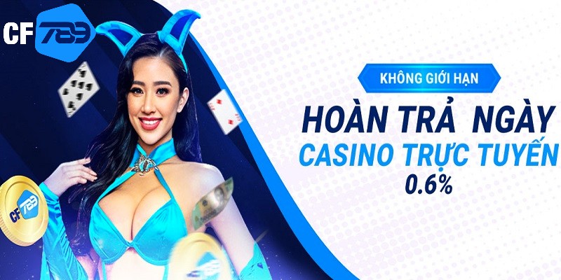 Quy định hoàn trả casino trực tuyến 0.6% hàng ngày